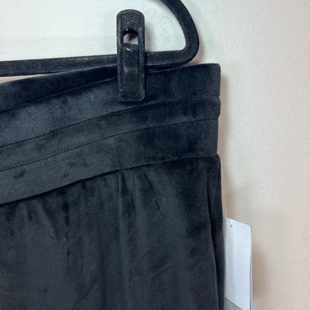 Z by Zella Velour Joggers Pants Black Cozy Stretch Pull On Athleisure NEW Sz 2XL - Picture 4 of 13